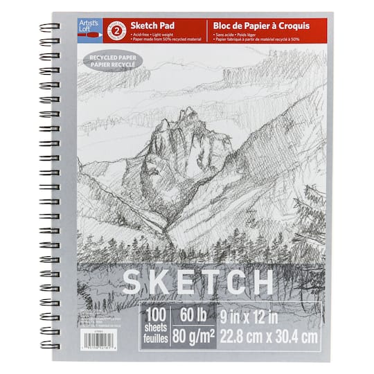 Recycled Sketch Paper Pad by Artist's Loft™